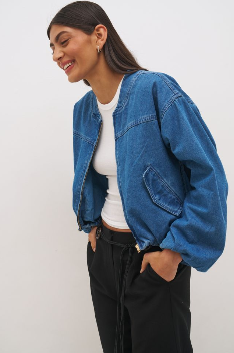 Pre Order JUNE - Mabel Bomber Jacket