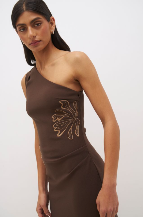 Pre Order APRIL - Maya Dress Fudge