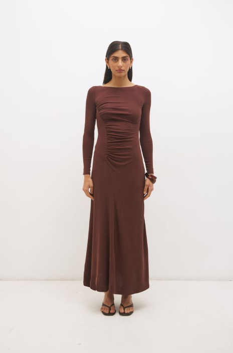 Pre Order MAY - Milo Dress Cacao