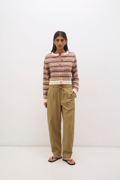 Pre Order APRIL - Alba Pant Soft Khaki