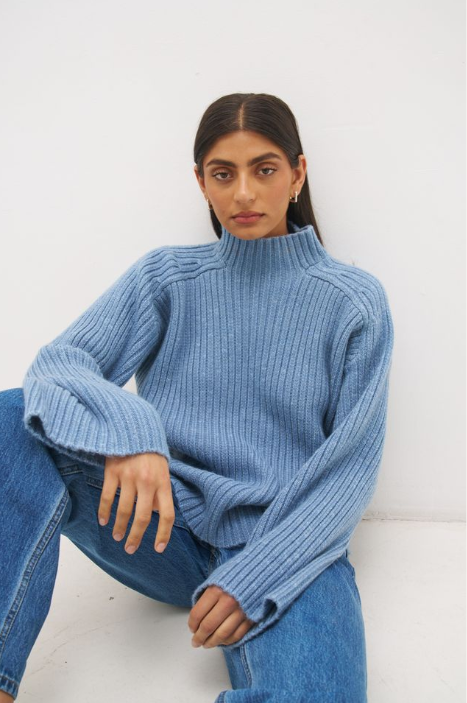 Pre Order MAY - Pheonix Jumper Coastal Blue