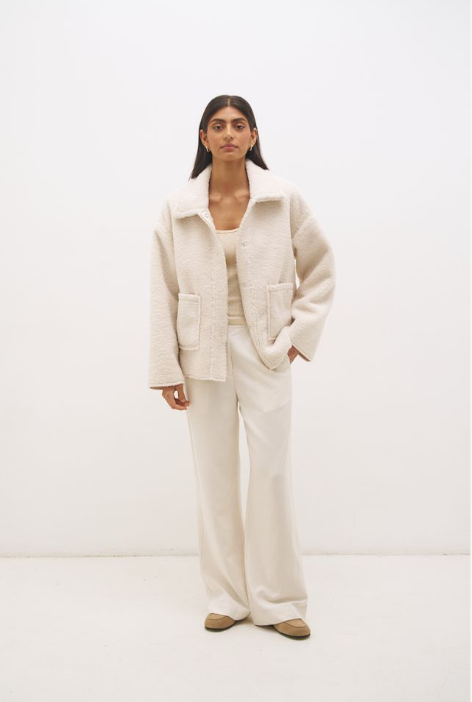 Pre Order MAY - Skadi Reversible Jacket Cream