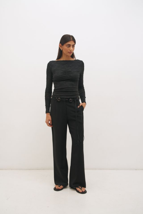 Pre Order JUNE - Willow Top Black